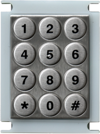 Tastierino numerico con 4 contatti a bordo
